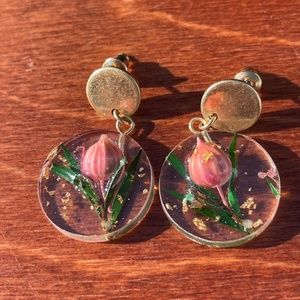 Rose Dangle Earrings